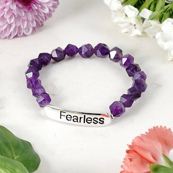 Jewelry - ♥️ AMETHYST - INSPIRATIONAL (FEARLESS)